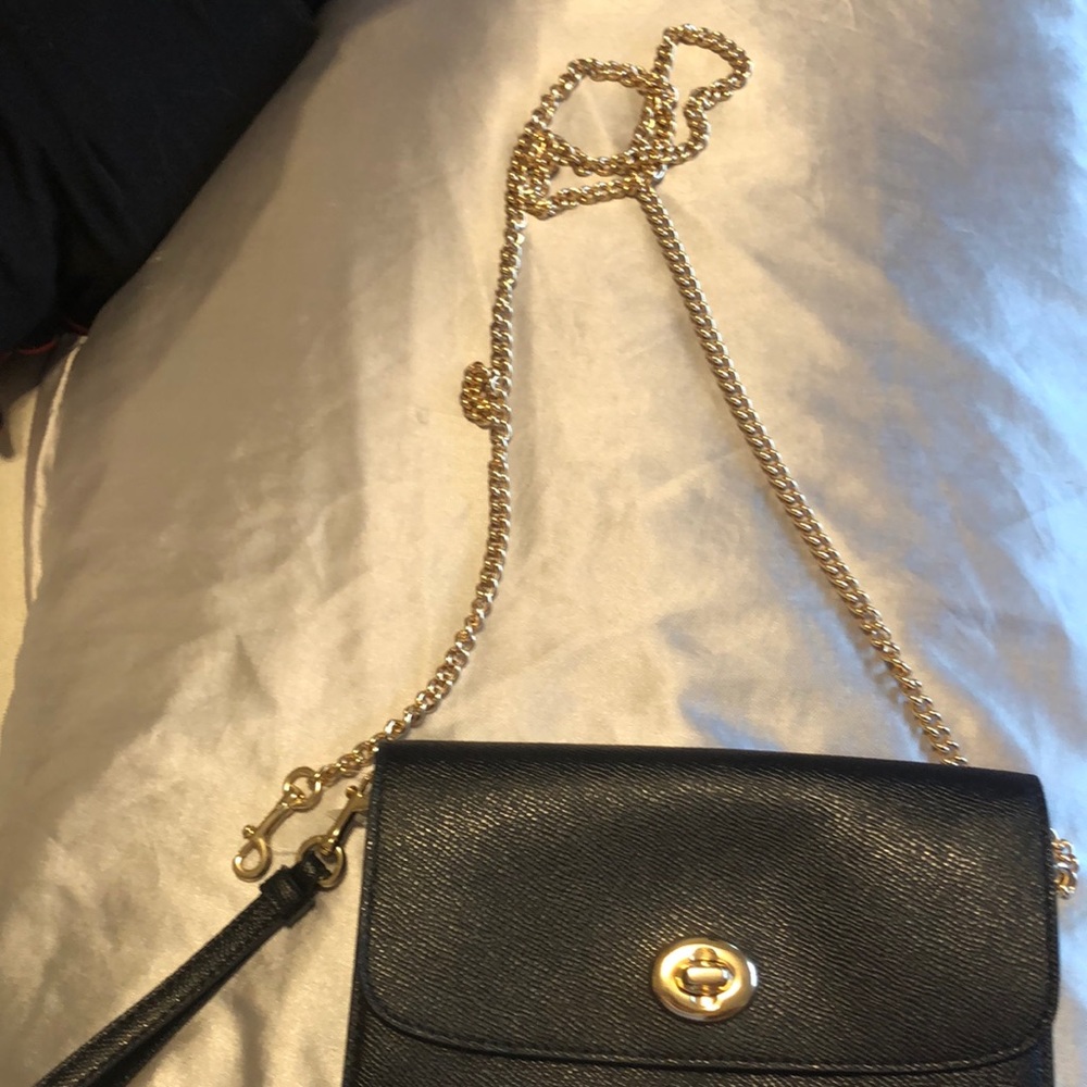 Coach wristlet/chain wallet